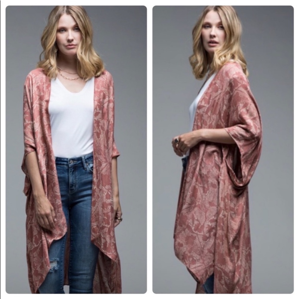 SALE EXQUISITE BROCADE KIMONO WITH ARMHOLES 🇺🇸